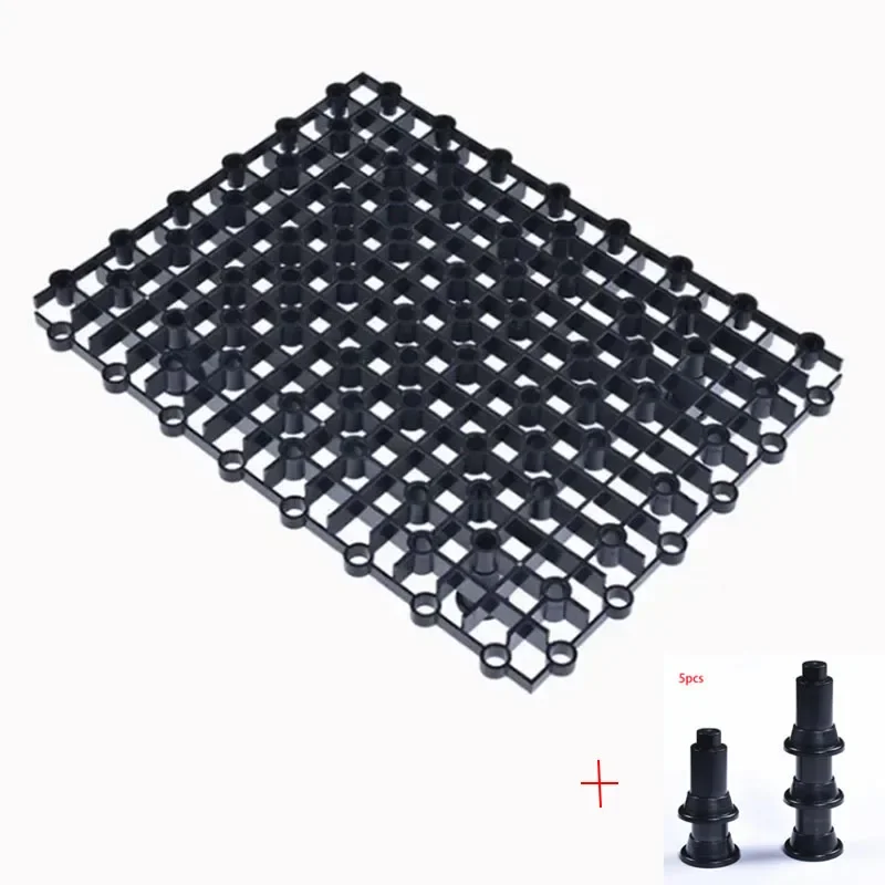 Black with 5pcs Foot
