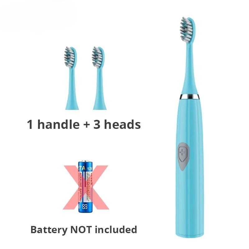 Portable Soft Bristle Electric Toothbrush - Long-Lasting Battery, IPX6 Waterproof, Intelligent Oral Care