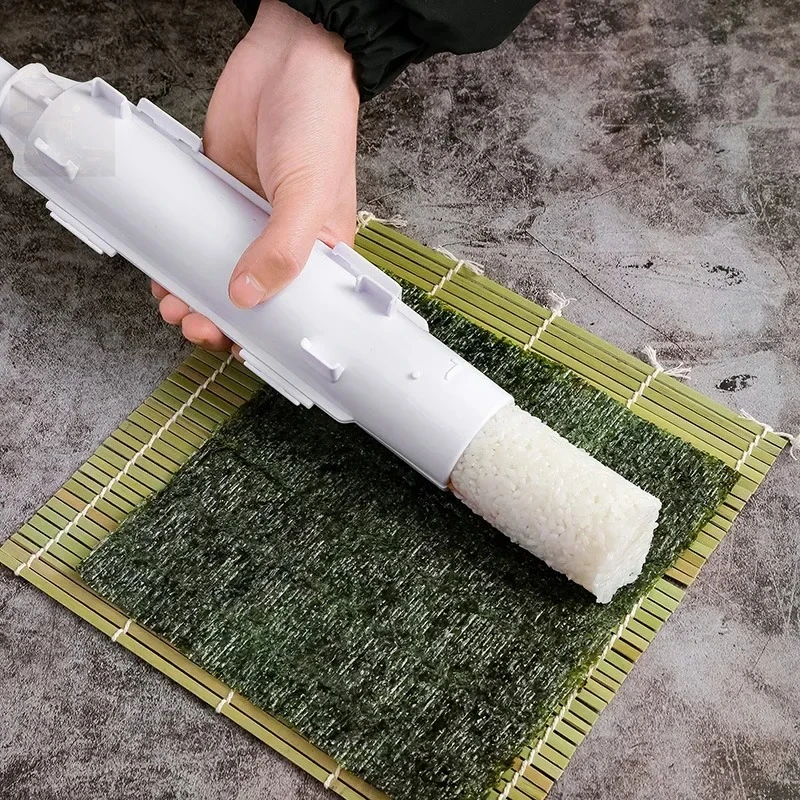 DIY Cylinder Sushi Making Machine Quick Sushi Bazooka Japanese Rolled Rice Meat Mold Rice Ball Mold Kitchen Bento Accessories sushi maker