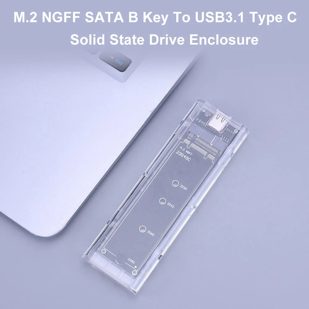 M.2 NGFF SATA SSD ϵ ̺ ̽, USB 3.1 C Ÿ, 10Gbps ϵ ũ ̽, B Ű, B + M Ű, 22230, 2242, 2260, 2280mm SSD  