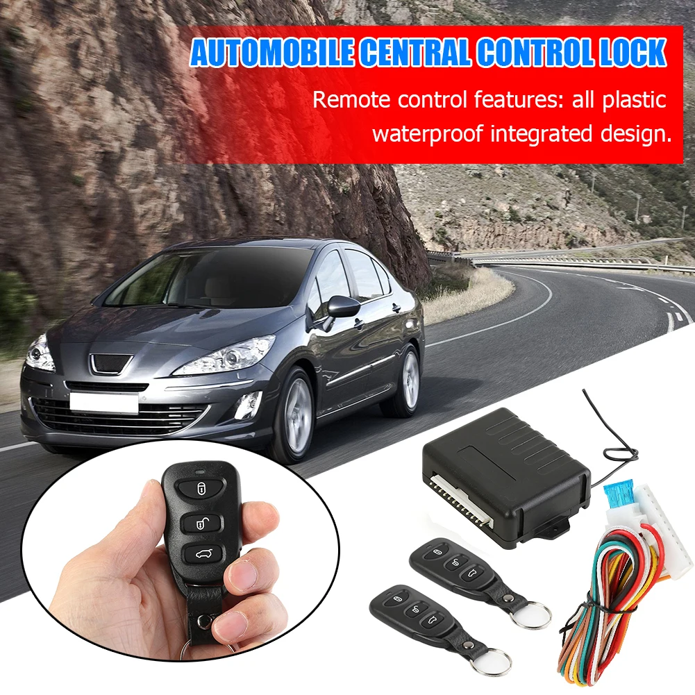 Car Alarm Kit Universal Car Alarm Systems Auto Remote Central Kit Door Lock Keyless With Remote Central Entry System Locking 410/T102 car door lock kit,car alarm,car alarm kit,car remote central kit,car remote door lock kit