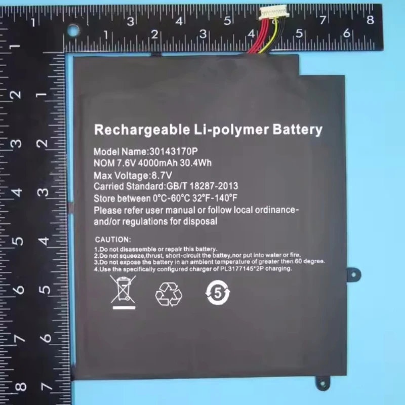 

New 30143170P NV-2964151-2S Laptop Replacement Battery 7.6V 4000mAh/4400mAh For Irbis NB125 Netbook Tablet PC