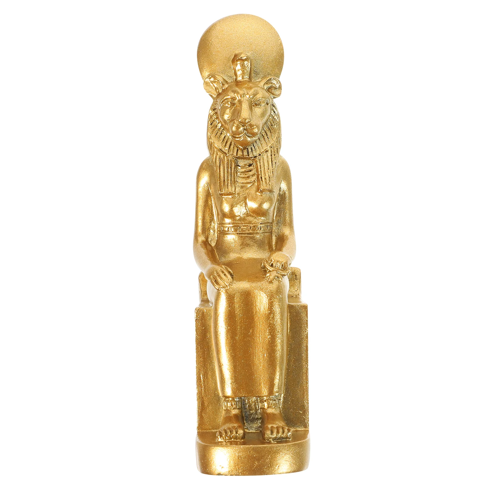 

Egyptian Statue Sphinx Decor Ancient Sculpture Decoration Pharaoh Figurine God Mythology Goddess Resin Tabletop Creative Office