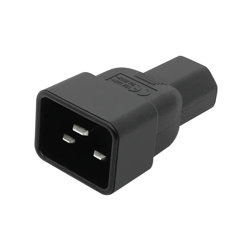 1pcs PDU PSU USP Power adapters, IEC C20 male to C13 adapter, IEC C13 to C20 adapter Computer server power conversion adapter