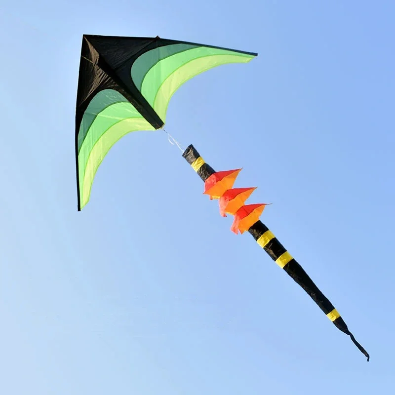 

free shipping 3d kite tails rainbow windsock kite flying outdoor sport beach for adults kite nylon fabric kites Snow sled air