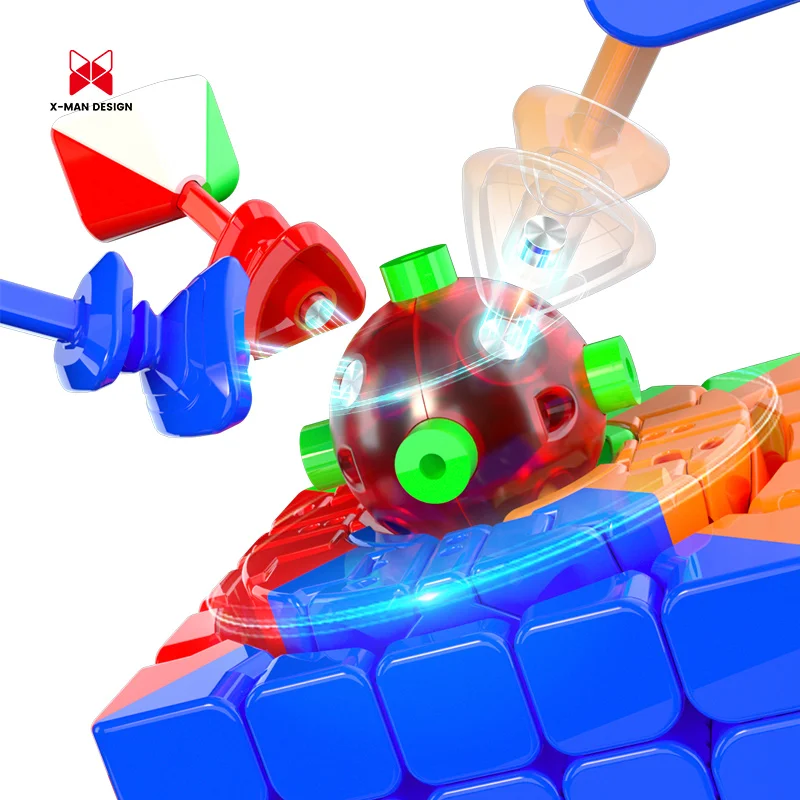Qiyi Hong 5x5 Cube XMD Magic Cube 5Layers Speed Cube Professional Puzzle Toys For Children Kids Gift Toy UV Cubo Magico 2