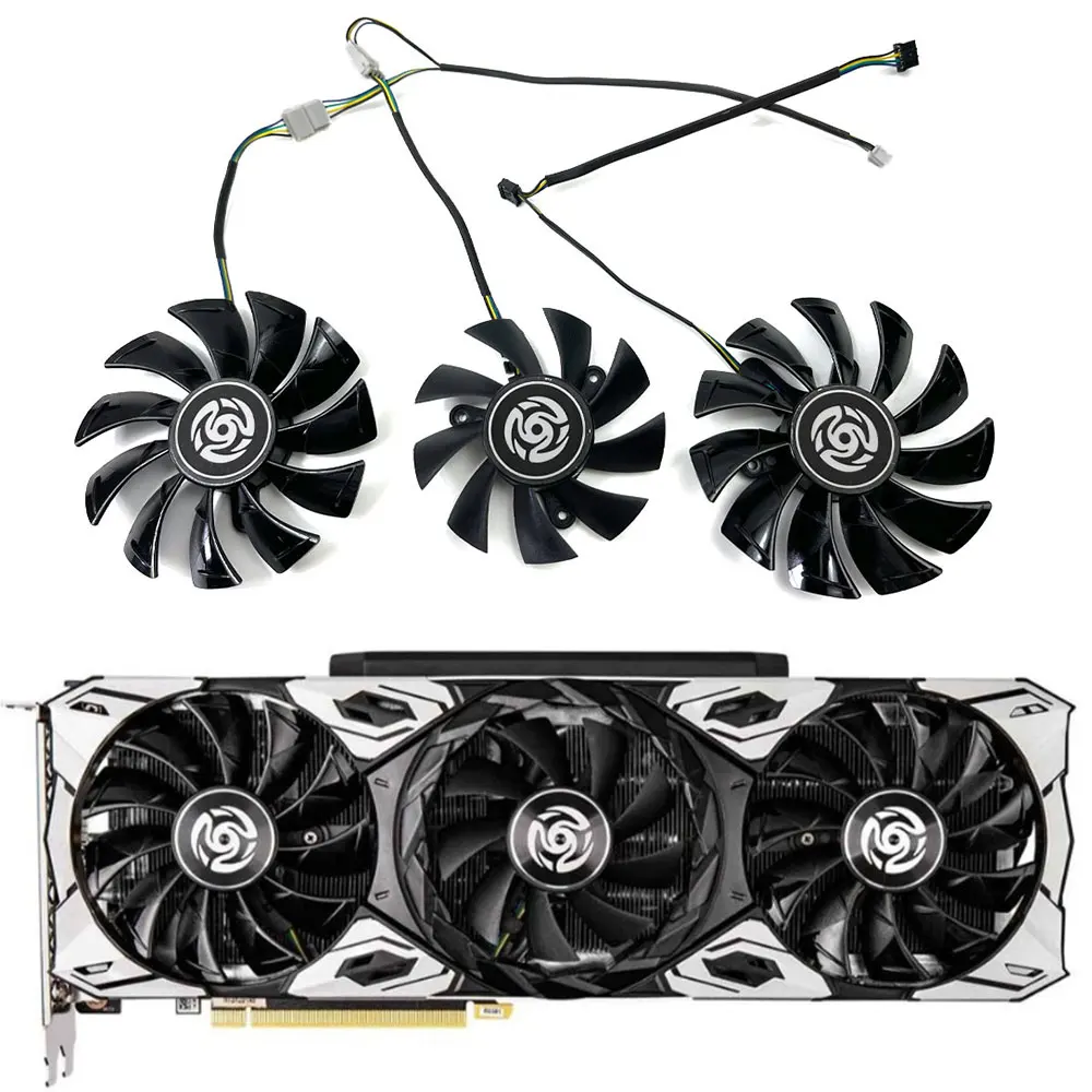 

NEW GA92S2U RTX 3080 Apocalypse GPU Fan，For ZOTAC RTX 3060、3060TI、3070、3070TI、3080、3080TI、3090 Apocalypse Video card cooling fan