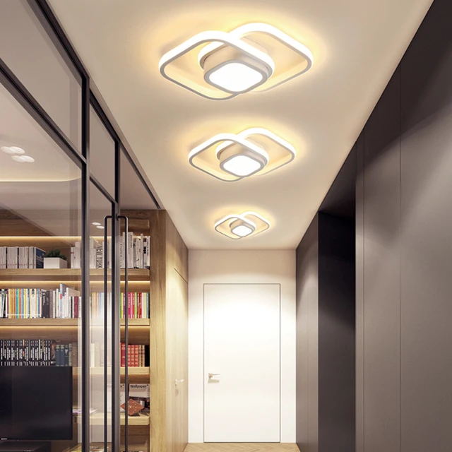 LED Ceiling Fixture Flush Mount Ceiling Light Energy Saving for Bedroom Bathroom 1