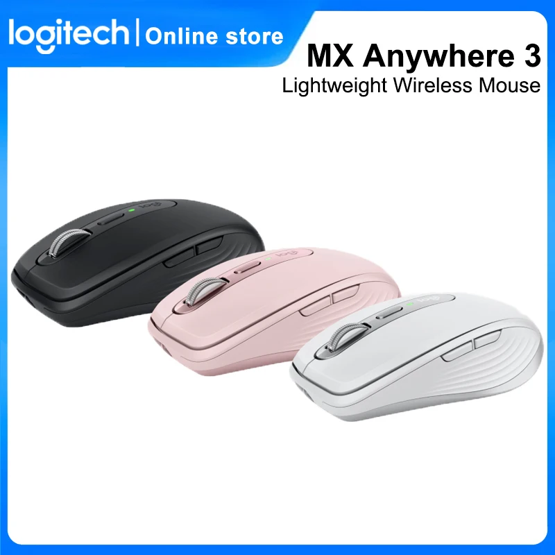 Logitech Souris portable MX Anywhere 3 Rose