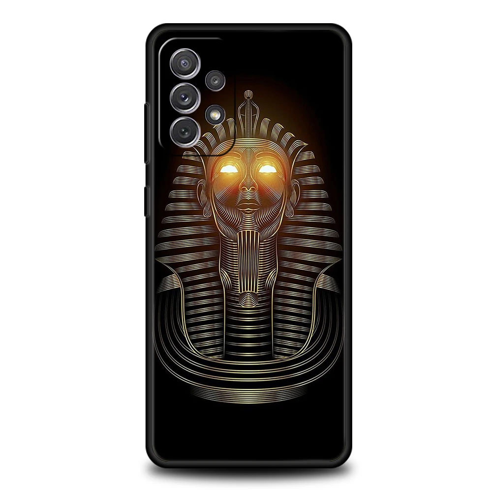 Heiliges Auge des Horus Ägypten Fresko Handyhülle für Samsung Galaxy A14 A54 A34 A51 A71 A72 A73 A32 A52 A52S A11 A21S A31 A41 Shell – Detail 3