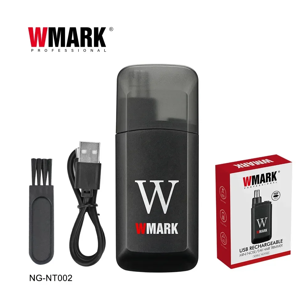 New Rechargeable Nose Trimmer WMARK NG-NT002 Mini Nose Hair Trimmer 10000 RPM Motor Speed Type-C USB Charge nose hair trimmer,electric nose hair trimmer