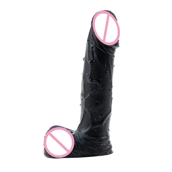Soft Mini Dildo Realistic Penis Dick with Strong Suction Cup Anal Dildos for Women Man Erotic Sex Toys for Adults black dildo 4