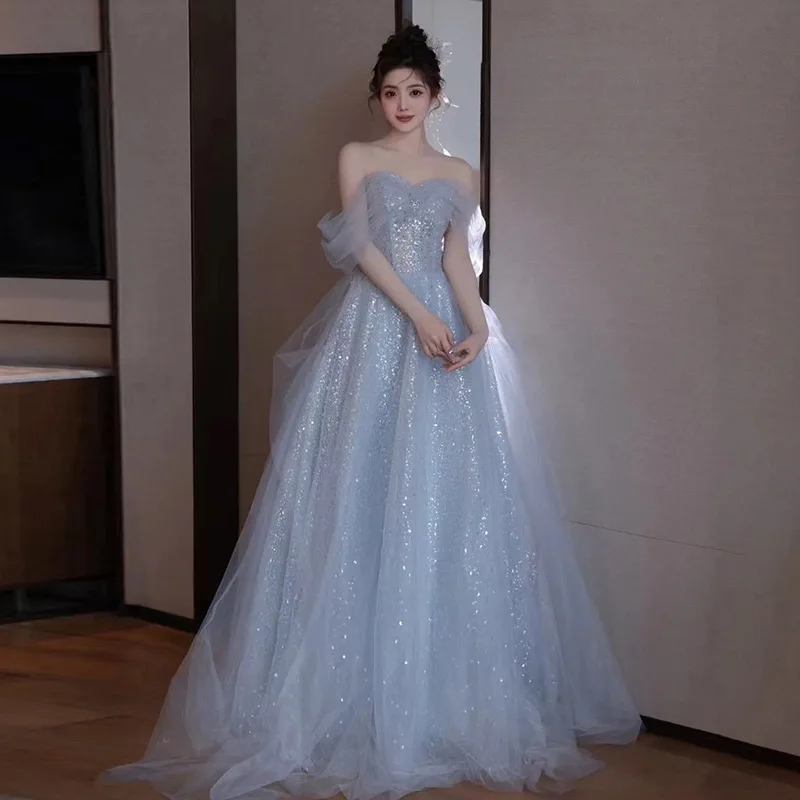 

Long Luxurious Women's Evening Dresses Woman Elegant Party Dresses for Women 2023 Wedding Dress Luxury Gala Dress Ball Gowns