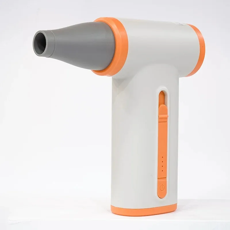 Multifunction 130000 Rpm Portable Rechargeable Mini Blower Dryer Cordless Hair Dryer Strong Wind Air Dusters for Cleaning