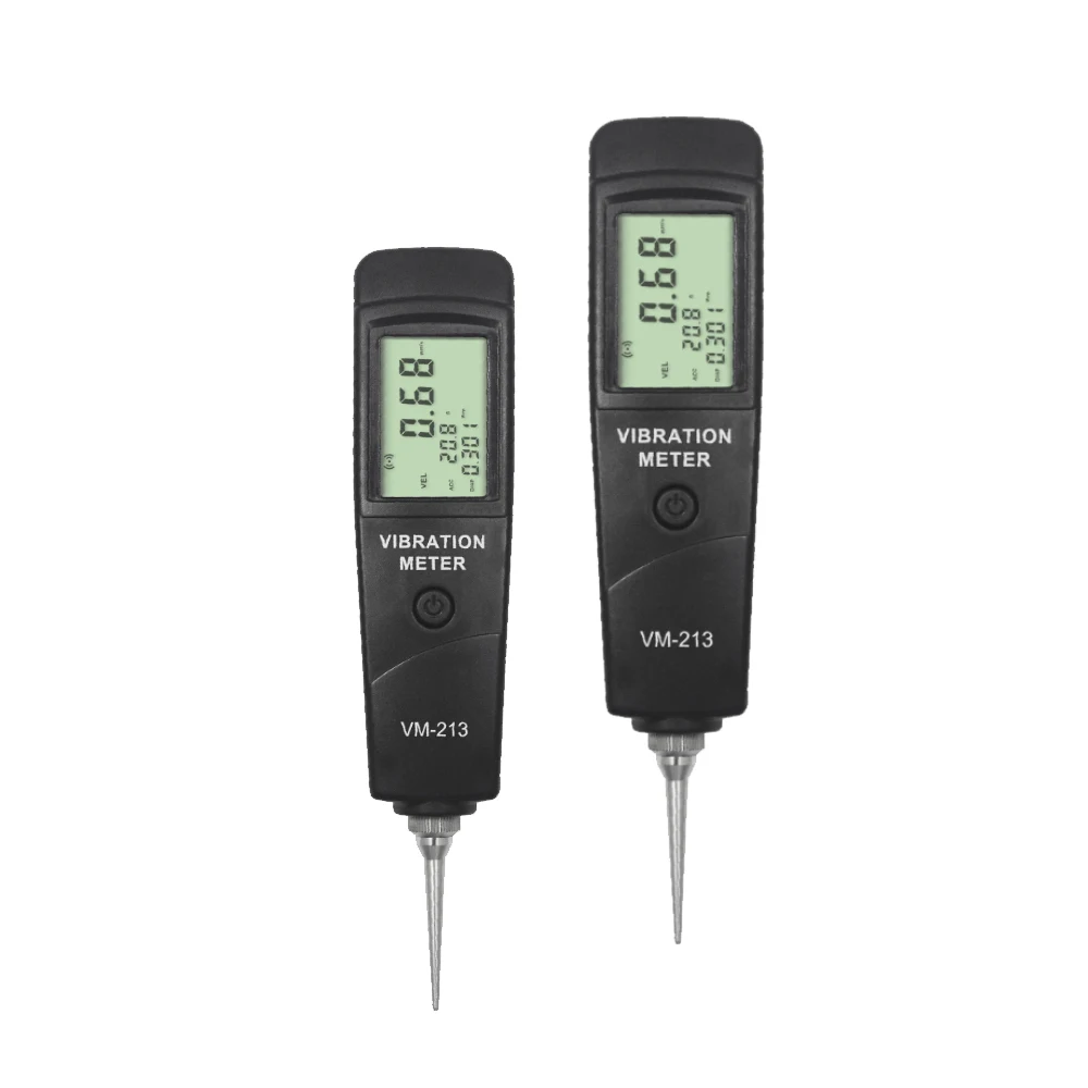 Pen Vitiometer VM-213 Motor Mechanical Failure Acceleration Speed Displacement Digital Vibration Tester 0.1m/s²~300.0m/s² 2