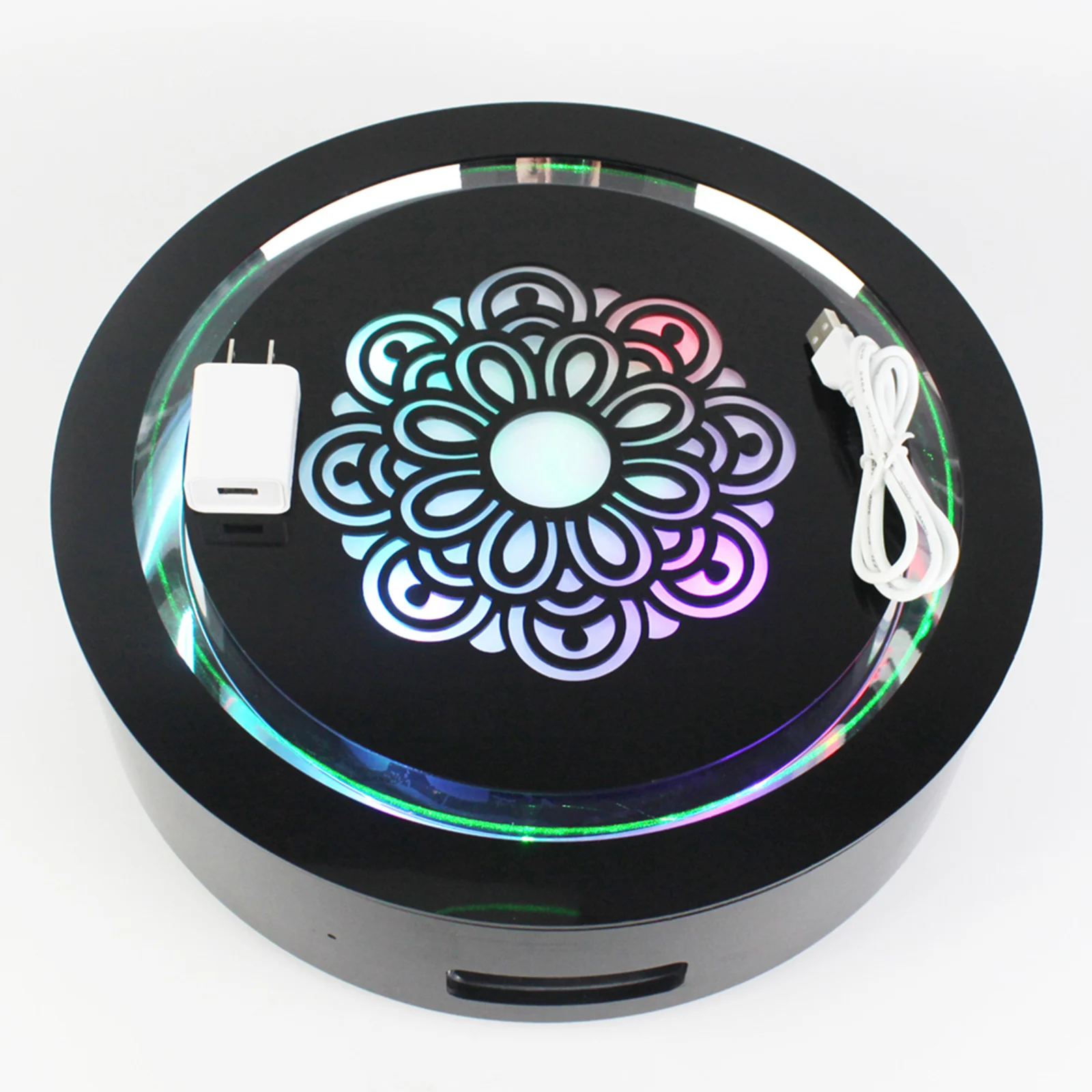 Hookah Laser Light Base Rechargeable battery Lounge Led Base Smoking hookah Colorful Laser Force Field Tray Shisha light
