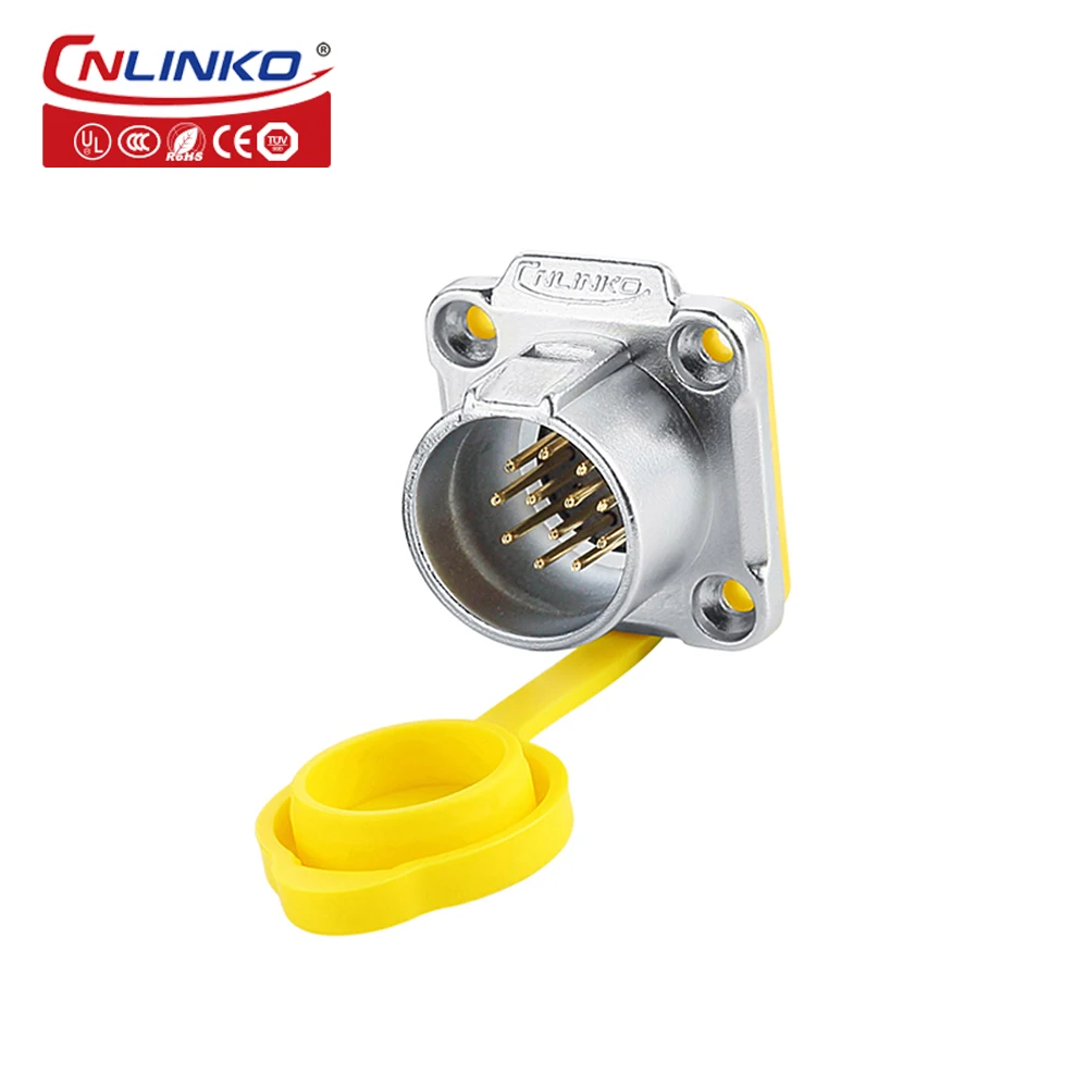 Waterproof M20 2/3/4/5/7/9/12 Pin Circular Aviation Socket Plug Wire Panel Connector for Industrial Equipment LED Light Medical