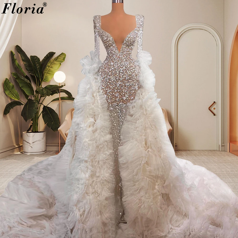 

New Fashion Sequins Evening Dresses Mermaid Elegant Celebrity Dresses Special Occasion Dresses For Women Sukienki Wizytowe
