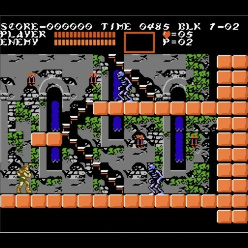 CastleVania III 3 English Game Cartridge for FC Console 60Pins Video Game Card