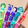 9/36 Pcs Joy Sadness Inside Out 10-Color Ballpoint Pen Student Child Ball Pen Cartoon Supplies Stationery Gift Prize Wholesale 5