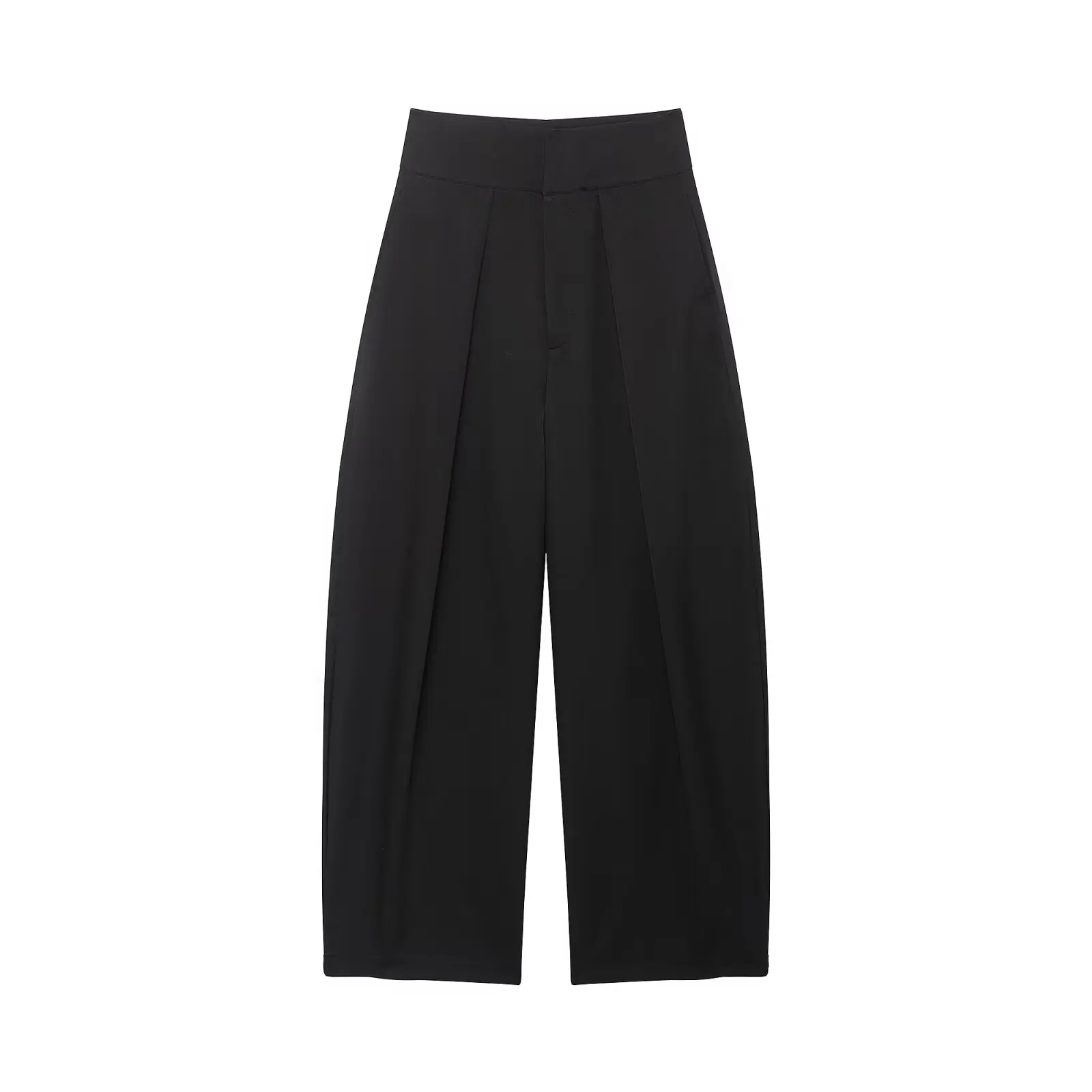 Casual Loose Pants Women High Waist Pleated Straight Long Wide Leg Trousers Female 2026 Spring Autumn Fashion Lady Bottoms ﻿