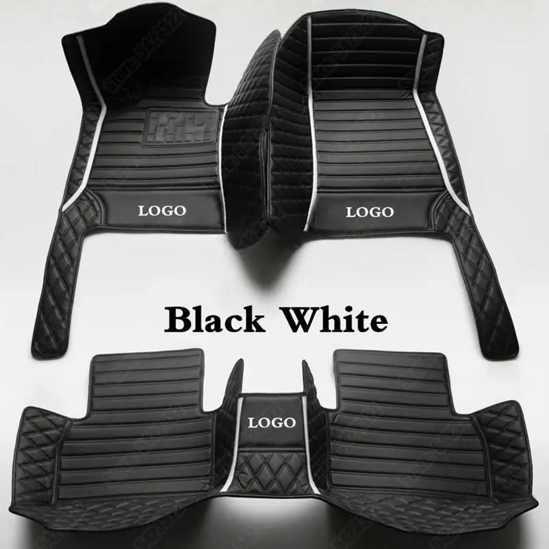 

Car Floor Mats for Ford Ranger 2011-2020 Leather Waterproof All Weather Anti-Slip Auto Carpet Car Foot Liner Pads Accessories