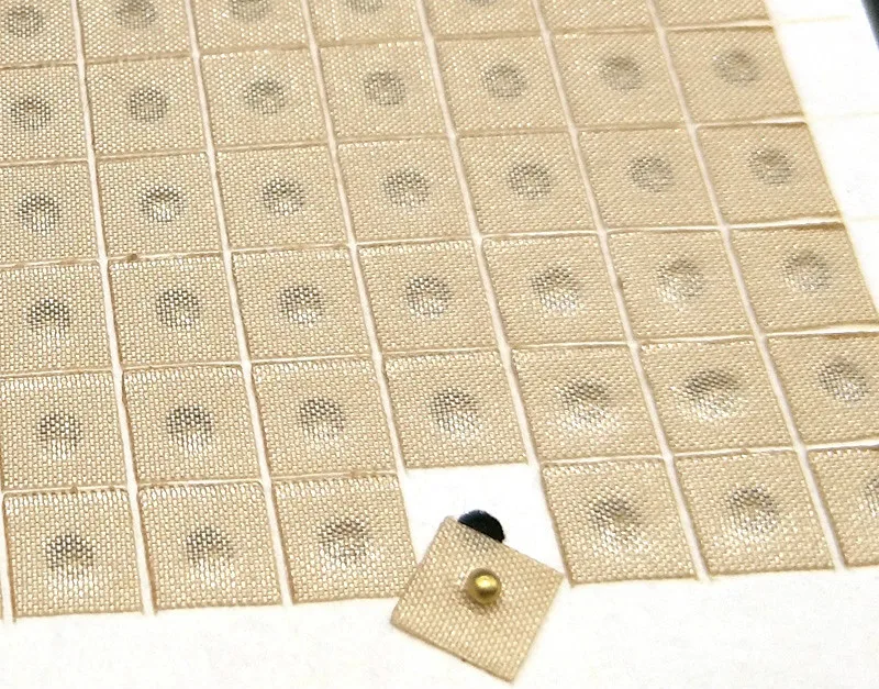 121PCS Magnetic bead Gold Plated Ear Seed Sticker Paste Bean Acupressure massage seed for Acupoint Therapy Auricular Acupuncture auricular acupuncture needle