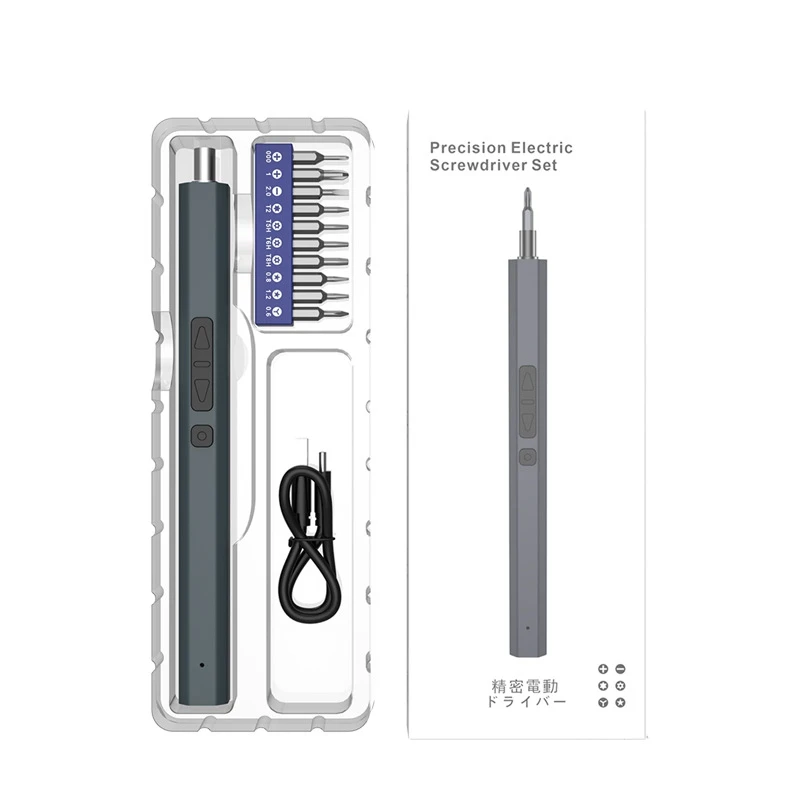 

Precision Screwdriver Set 28 In 1 Electric Screwdriver With Shadowless Light Electric Screwdriver Tool Durable
