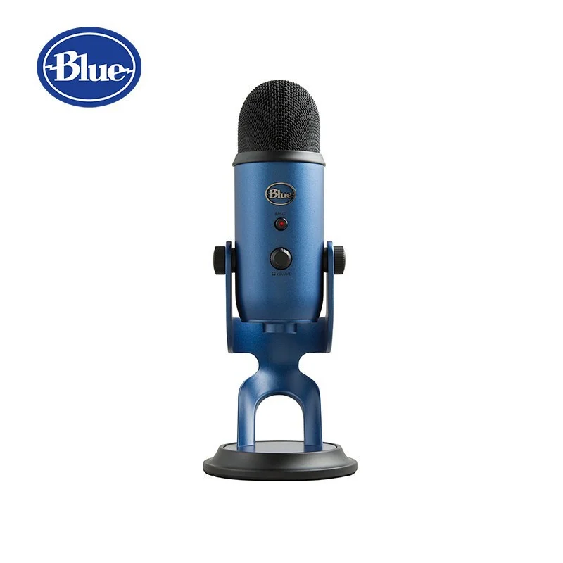 Logitech Blue Yeti USB Microphone Simple Packages for Recording and Streaming 4 Pick up Mode For PC and Mac Live Microphones 