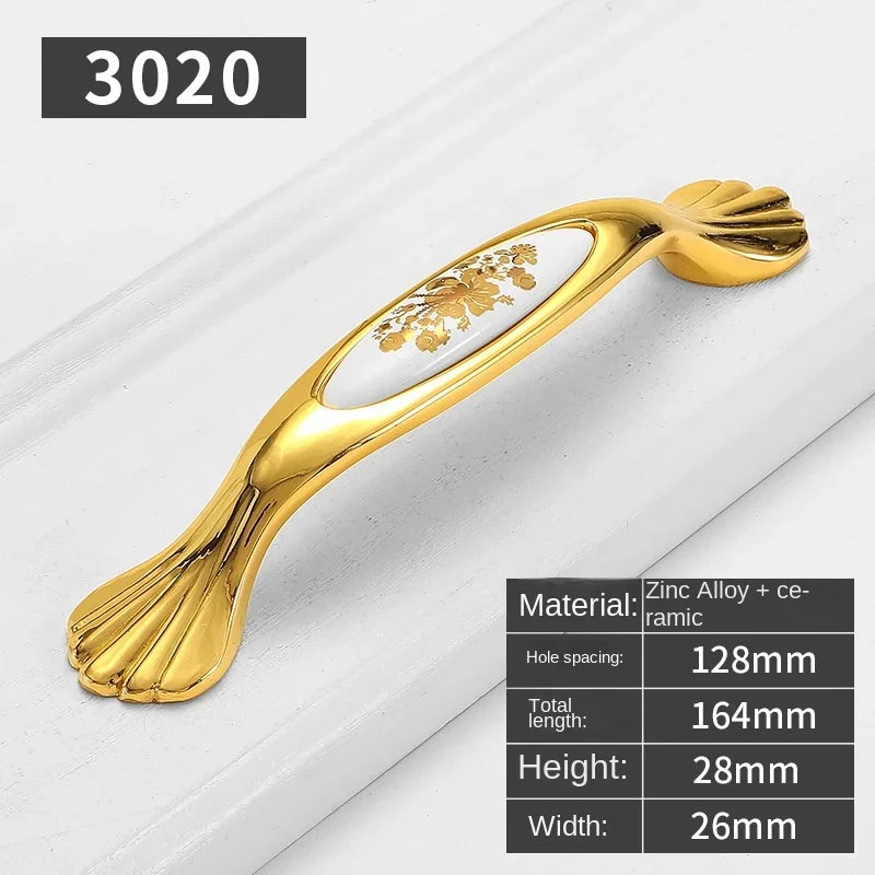 3020-128-Gold Flower