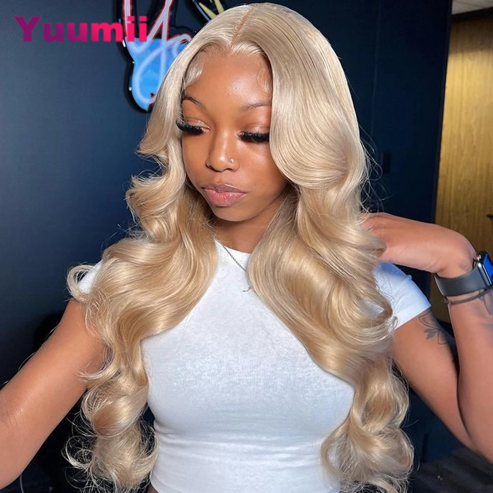 

Transparent 13x4 13x6 Whiter Blonde Body Wave Human Hair Wigs Pre Plucked Lace Frontal Wig Remy Hair 4x4 5x5 Closure Lace Wig