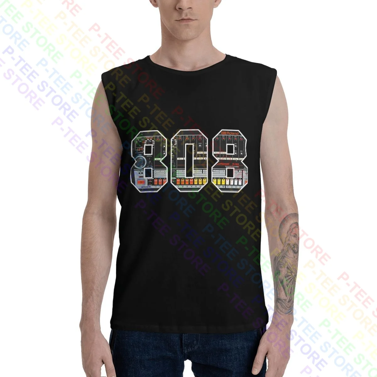 Tr808 Campionatore Musicale Dj Pioneer Cdj 2000 Nxs Djm Akai 808 Tb303 Canotte Gilet Camicia Senza Maniche Carino Vintage