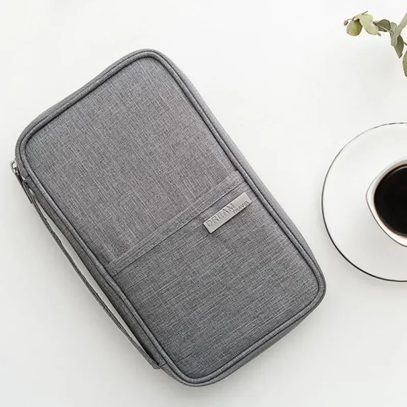 Waterproof Travel Wallet and Document Organizer Case