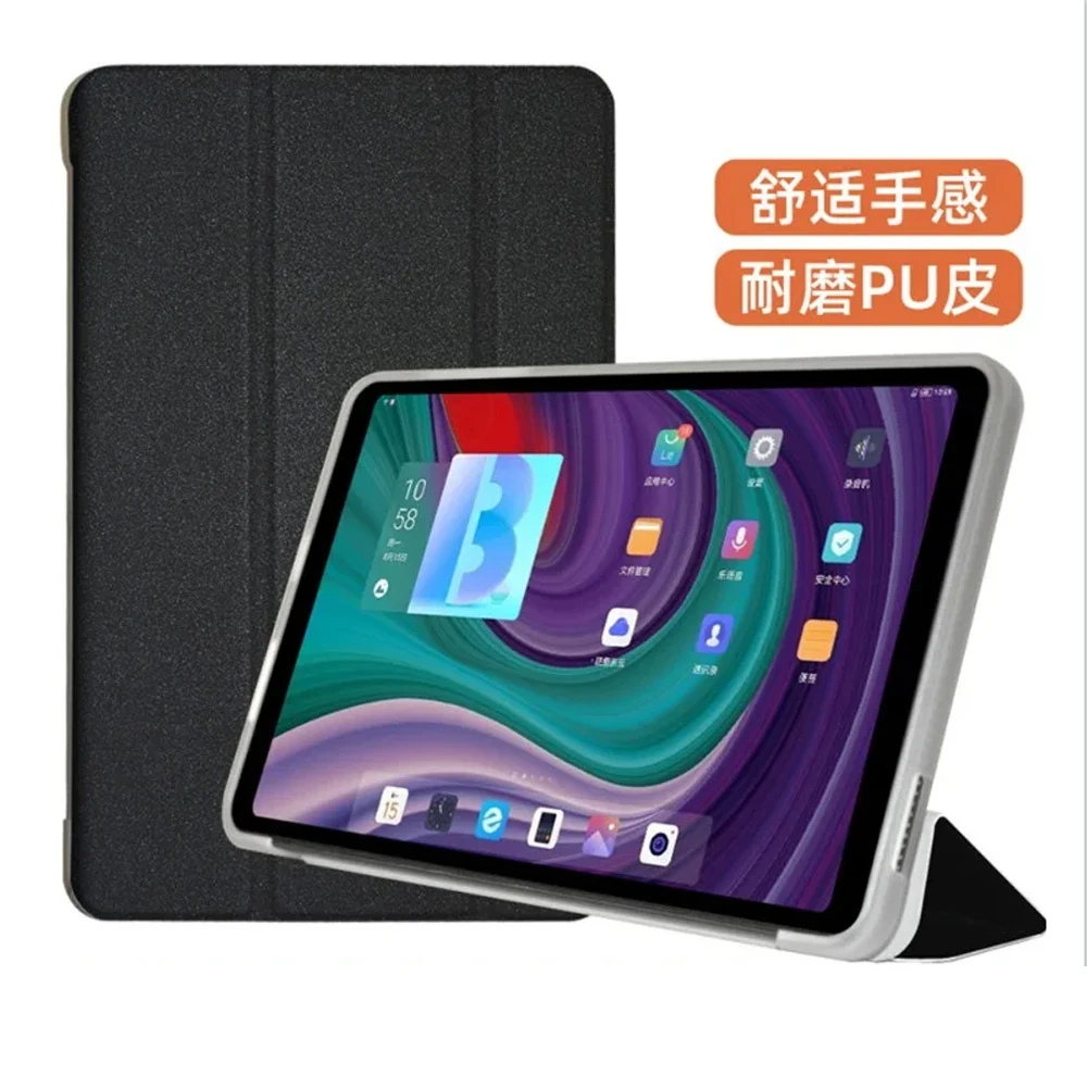 Slim Tri-Folding Stand Cover Case with TPU Back Shell