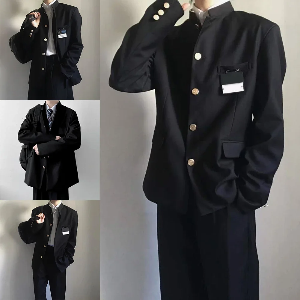 Mens Blazer Men Spring Autumn Japanese Style School Uniform Dk Blazers Fashion Suit Jackets Matching Explosion Coat