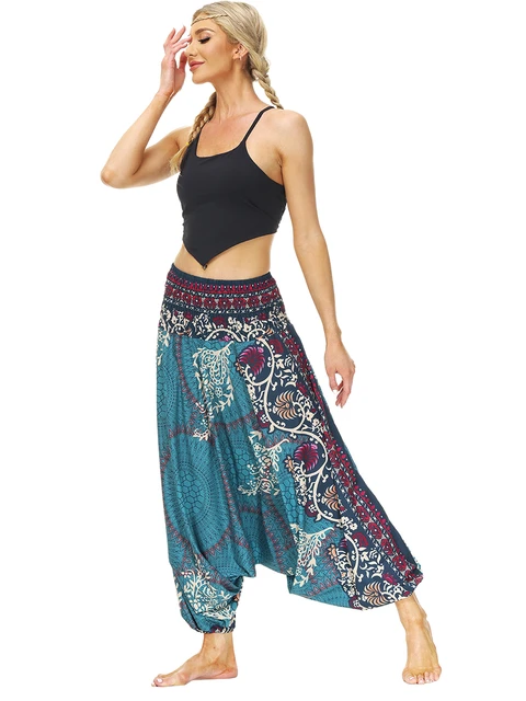 Women's Tie-Dye Pants | Indigo Sand Dollar Harem Pant | Anna Kosturova -  annakosturova