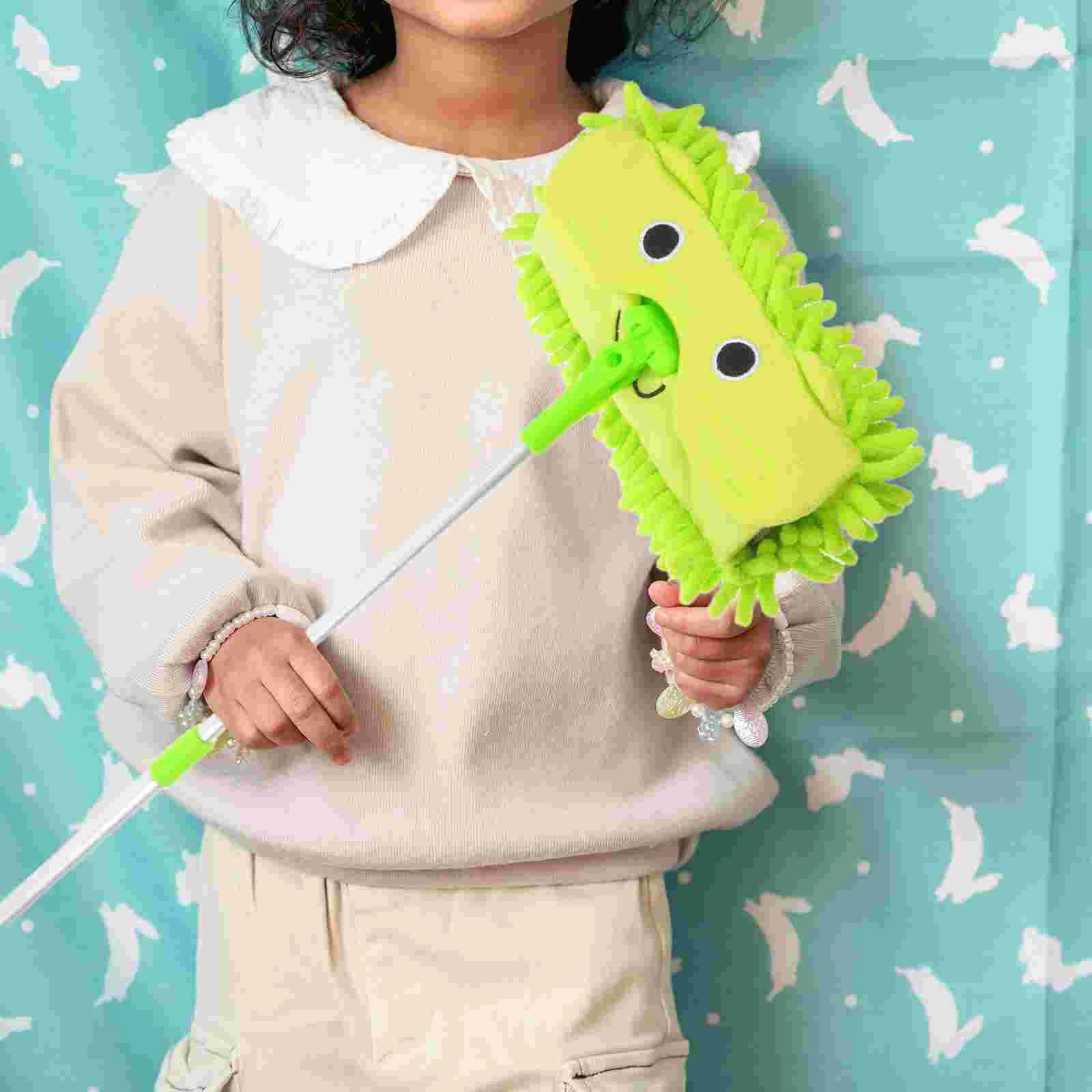 Toy Mop Toys for Babies Children Plaything Plastic Kids Cleaning Supplies Pretend Toddler Mini
