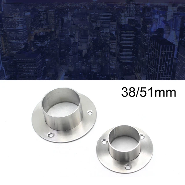 38mm 51mm Guide Shaft Stainless Steel Handrail Wall Rail Round Connection Flange Bracket For Home Improvement - Image 6