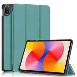 Custodia pieghevole in pelle per tablet con supporto verniciato elegante
