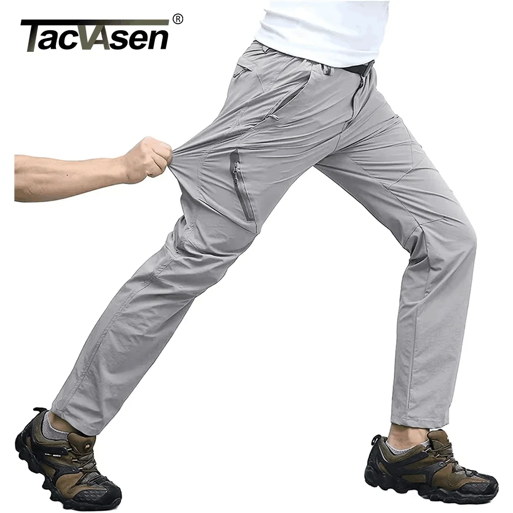 Pantalon hiking rapide séchage TACVASEN - léger pour pêche estivale et randonnée aquatique