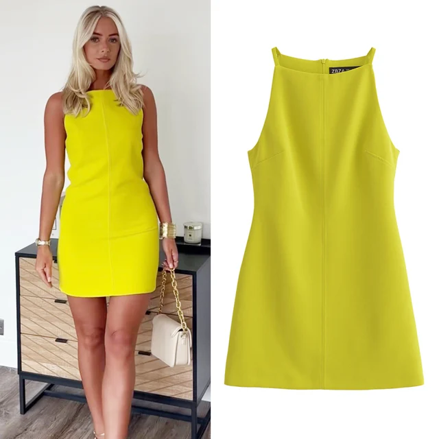 Fashion Summer Dresses 2024 Womens Bodycon Sleeveless Mini Dress 1