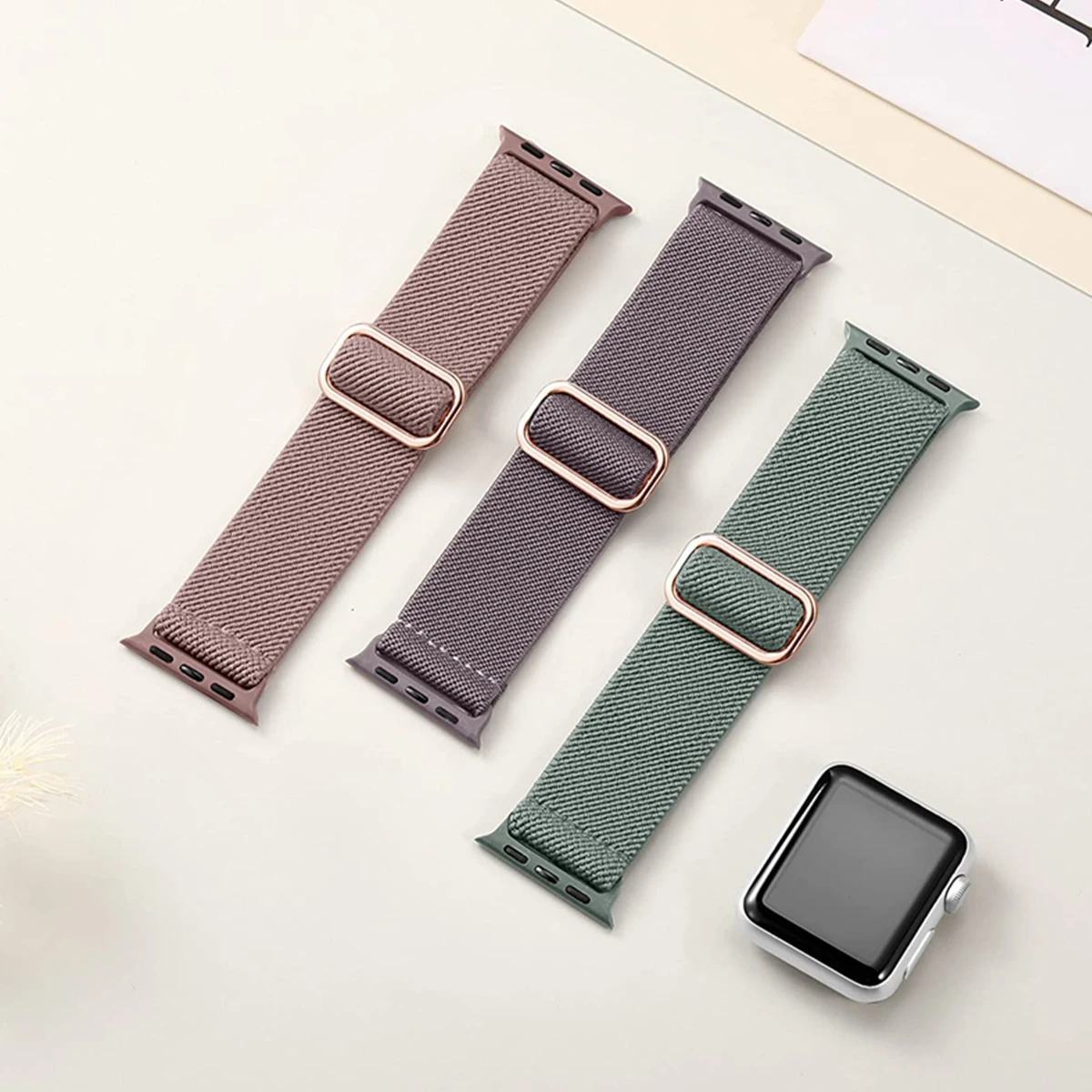 3-Pack Stretchy Nylon Loop Bands