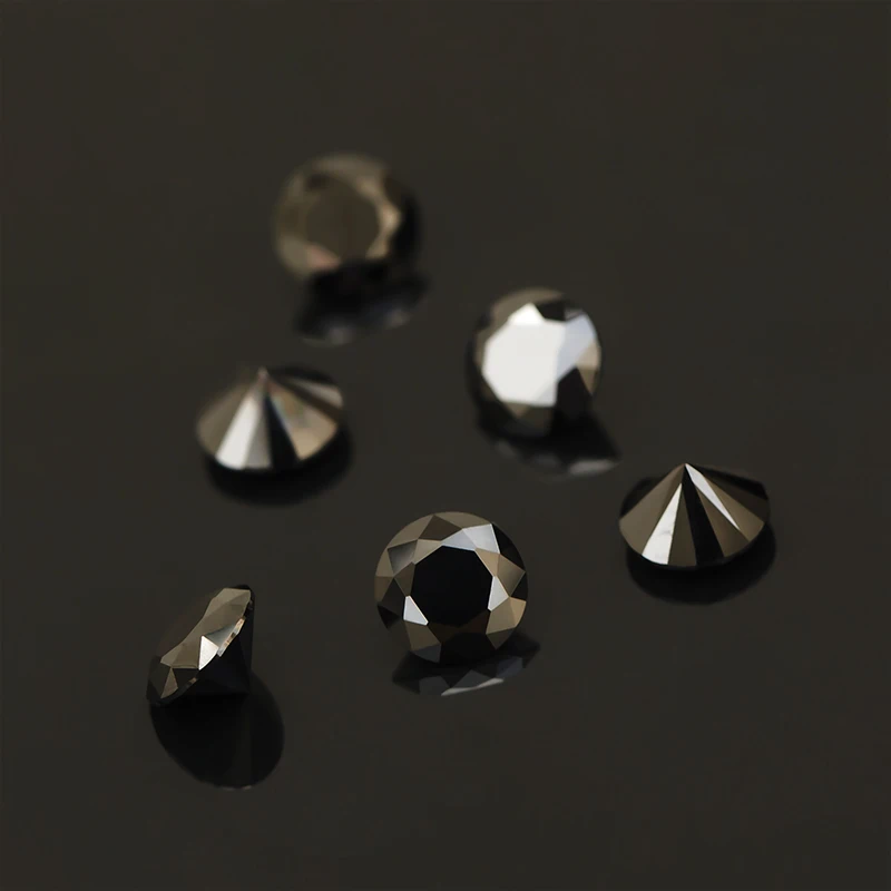 0,8 mm ~ 10 mm 10 Stück ~ 500 Stück 5A Zirkonia-Steine, mehrfarbig, runde Form, Brillantschliff, CZ-Stein, synthetische Edelsteine, Perlen für Schmuck – Detail 17