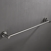 BATHMEN Bathroom Accessories Hardware Set 304 Stainless Steel Surface Plating Towel Bar Soap Net Clothes Hook Paper Towel Holder 6