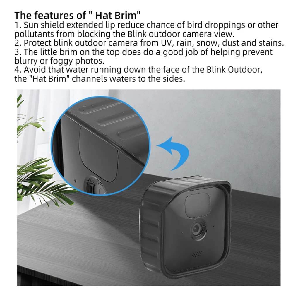 Waterproof Wall Mount Case Anti Scratch Camera Cover for Blink Outdoor/Indoor 1-4PCS security camera cover