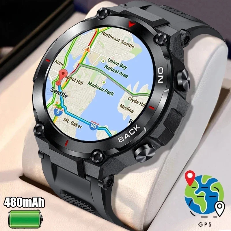 

2024 GPS Smart Watch Sports Fitness Bracelet Call Reminder Heart Rate IP68 Waterproof Smartwatch For Men New Health Management