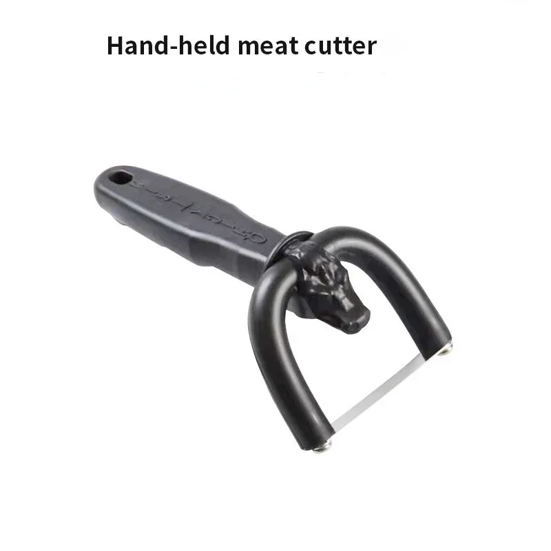 Meat Fat Trimmer Beef Pork Handheld Slicer Stainless Steel Blade Fat Cuisine Barbecue Tools Kitchen Gadgets Clean Beef Slicer