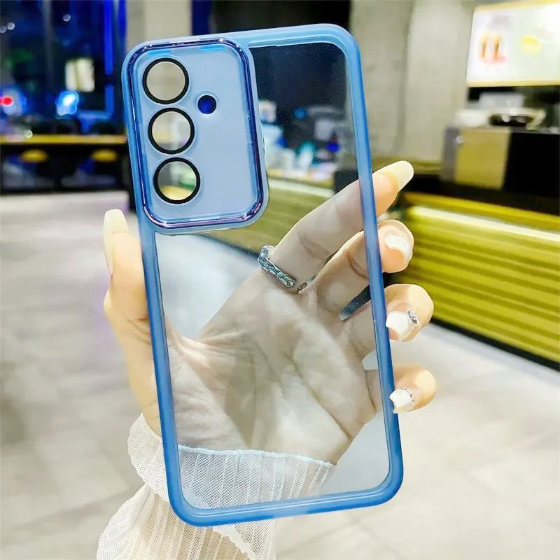 Shockproof Plating Silicone Back Cover - Enhanced Durability and Style