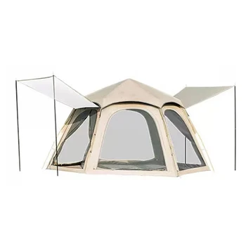 Outdoor SunProof RainProof Quick-Opening Tent Lightweight Waterproof Foldable Tent Full-Automatic Camping Picnic Sunshade Tent 1