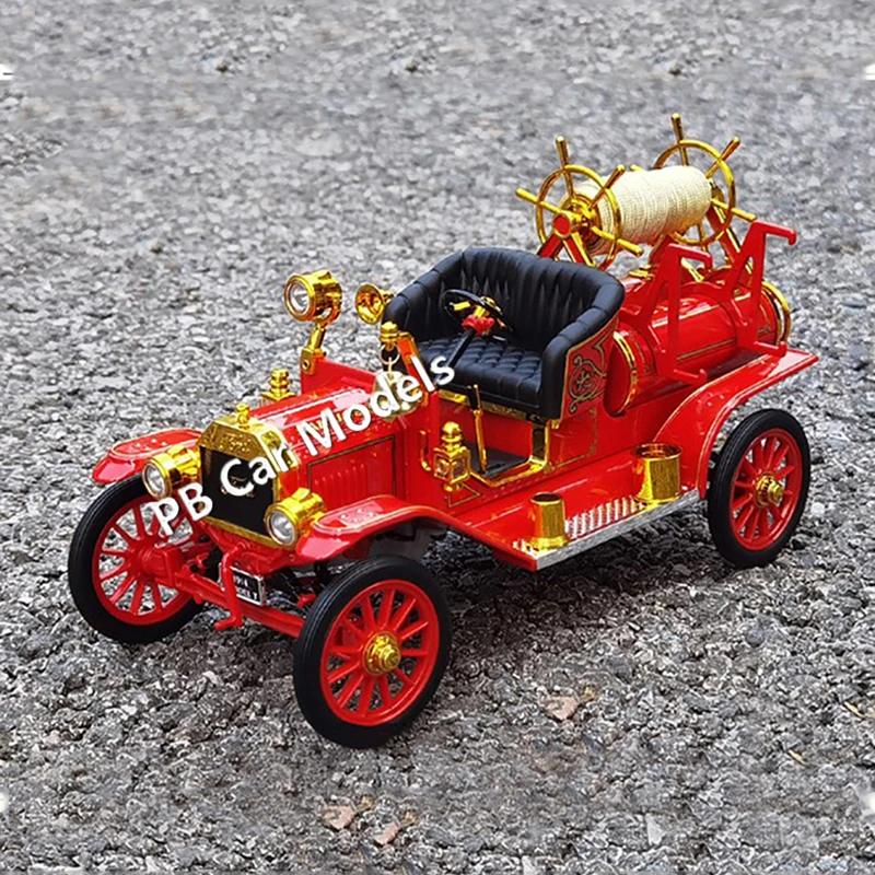 

Luying 1:18 1914 T-type fire truck Model T car model alloy car model
